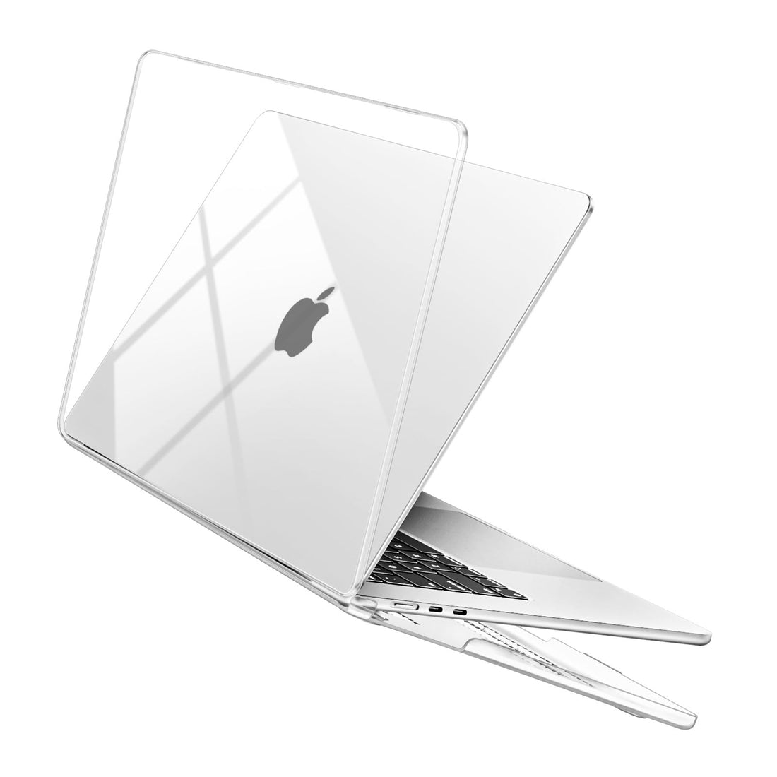 MOSISO Compatible with MacBook Air 15 inch Case M5 2026 M4 2025 M3 2024 M2 2023 A3448 A3241 A3114 A2941 Liquid Retina Display Touch ID, Protective Plastic Hard Shell Case Cover, Crystal Clear
