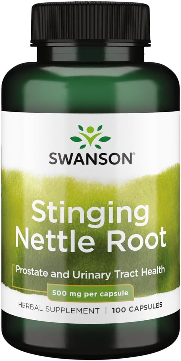 Stinging Nettle Root | 500 mg | 100 Capsules | Non-GMO, Gluten Free | Herbal Supplement