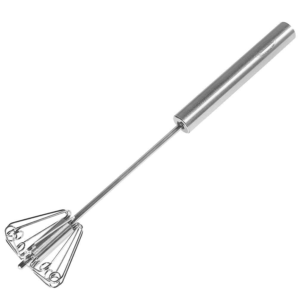 YOMYM Stainless Steel Whisk Rotating Hand Blender - Hand Mixer
