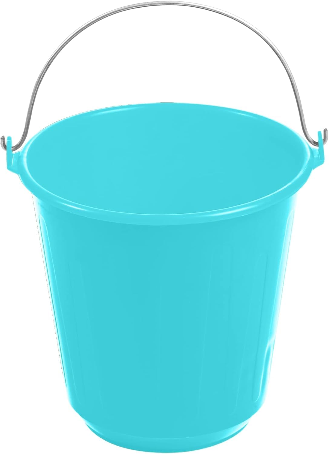 El Helal & Star | Bucket 12 L Plastic Bucket with Metal Handle. (Turquise)