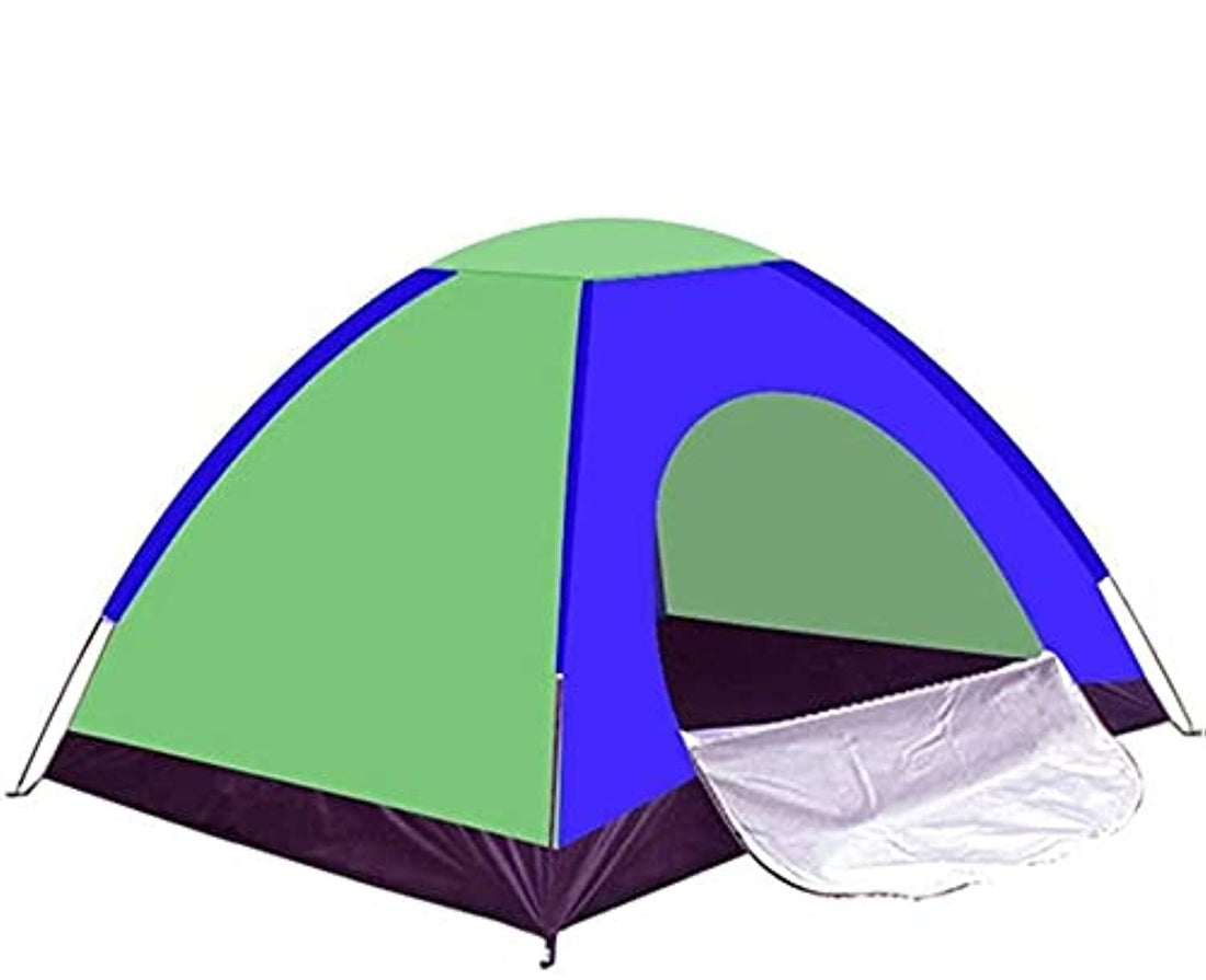 Hand tent accommodates three people Easy to disassemble and install, multi-use for camping, multi-color