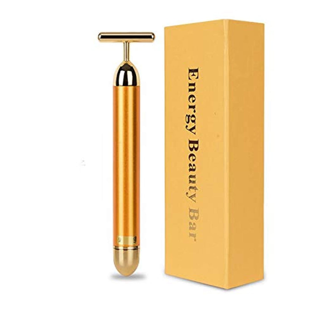 24K Pulse Bar Face Slimming Massagers Anti Aging Instant Facial Massage Lift (Golden)