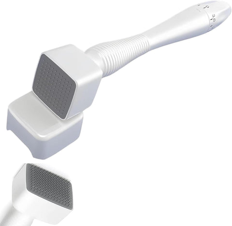 Derma Roller & Stamp Pen Set (0mm-3mm) with 140 Titanium Needles – Reusable Microneedling Tool for Skin Care, Face, Body, Hair, & Beard Growth