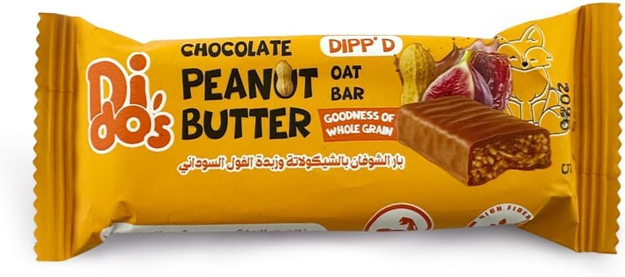 Dido`s Chocolate dipp'd peanut butter oat bar - 55g