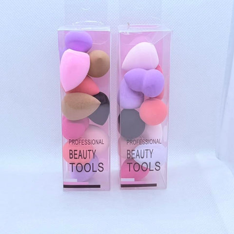 Mini Beauty Blender Makeup Sponge Set – 10 Small Sponges for Foundation & Concealer
