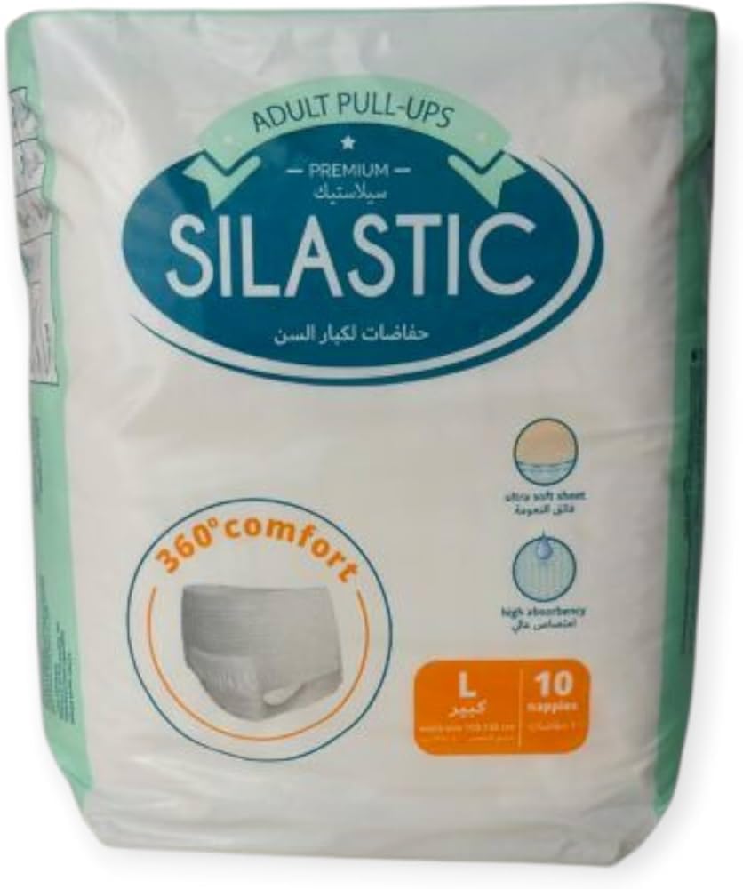 Adult Diapers Short Plastic Large 10 Count