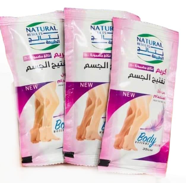 نتائج الطبيعه كريم تفتيح البشره 3 كيس
