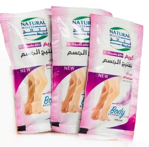 نتائج الطبيعه كريم تفتيح البشره 3 كيس