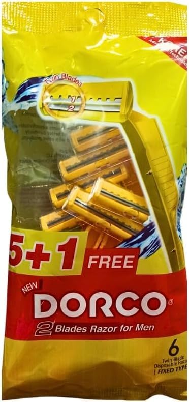Pack Of 6 Pieces Of Razor For Men With Two Blades - Multi Color