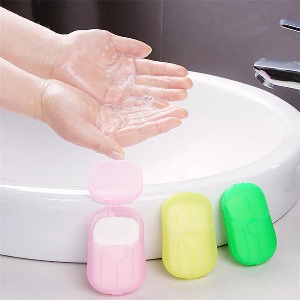 Portable Disposable Soap Paper for Hand Wash and Shower for Travel