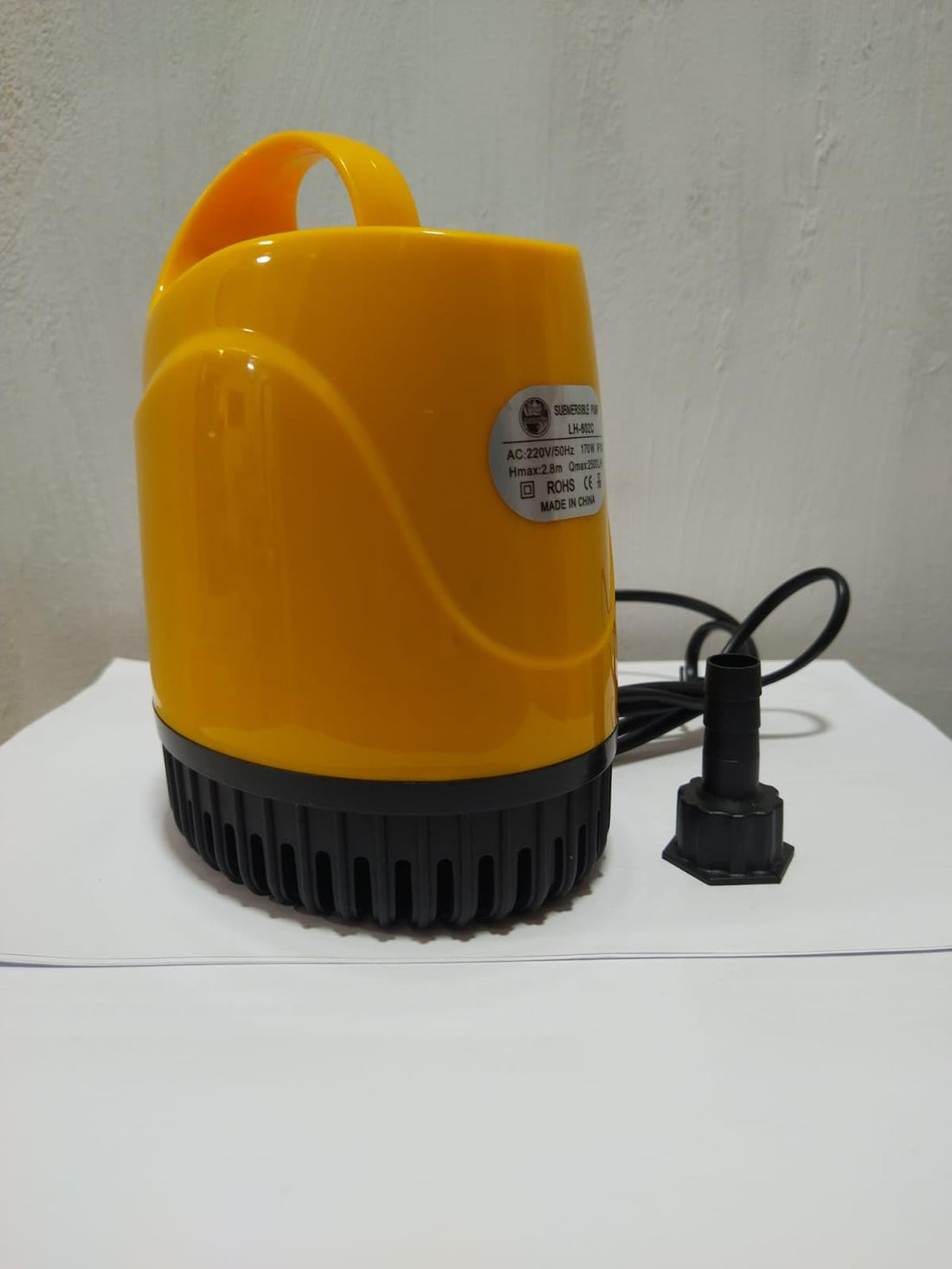 Meridian Submersible Water Pump, 170W, 2500L/H Flow, 2.5m Lift, Ideal for Aquariums, Fountains, Gardens.