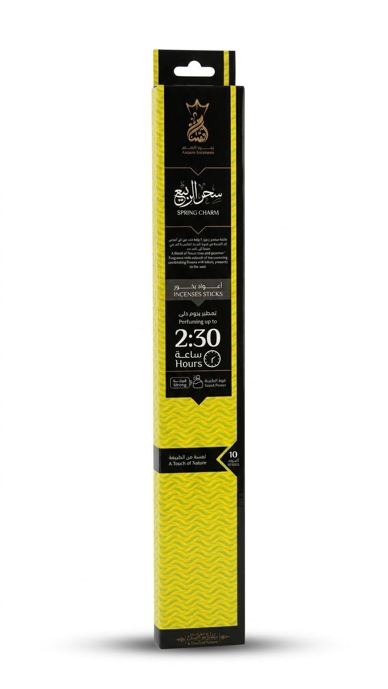 Ansam Touch of Nature Incense - Premium Quality Incense - Sticks Category (Spring Magic)