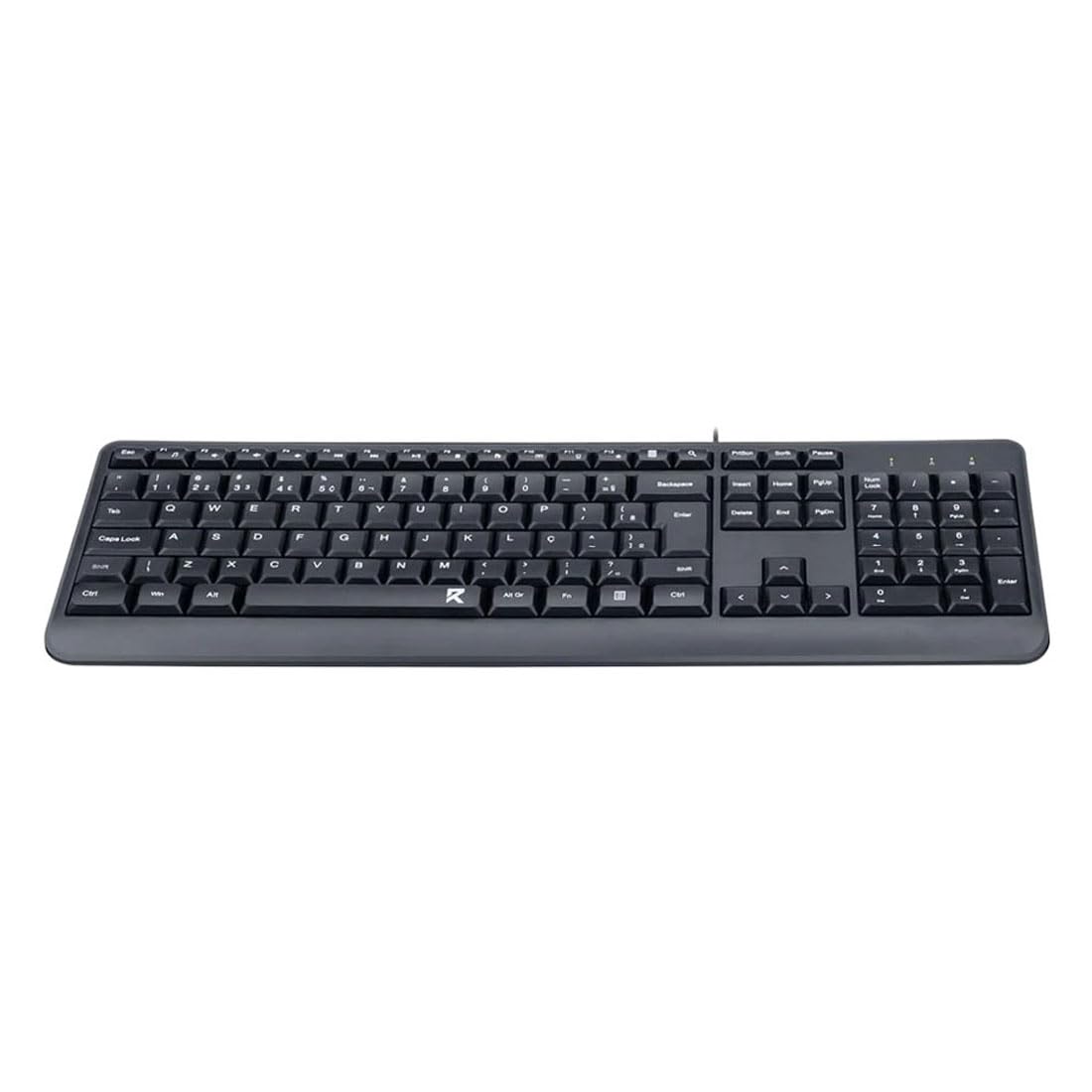 Redragon BK-7092 Office Keyboard - Wired USB - English & Arabic - Black