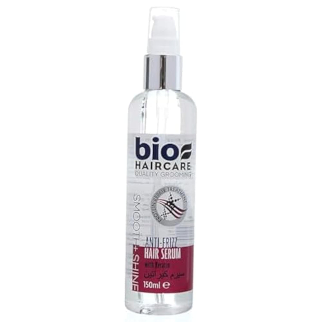 Bio anti frizz hair serum with keratin for women, 150 ml