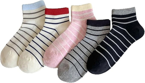 Women Cotton Low Cut Socks Set 12 Pairs Soft Breathable Stretchable Fabric Comfortable Invisible Design for Casual Sports and Daily Use Multicolor Stylish Socks Pack