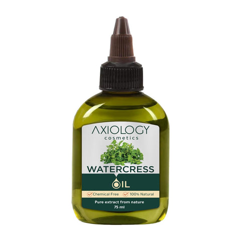 Axiology Watercress Oil, 100% Natural Pure Watercress Extract, Chemical-Free, 75 ml