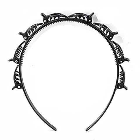 Hair Hoop, Tool For Creating Tufts Of Hair - Black