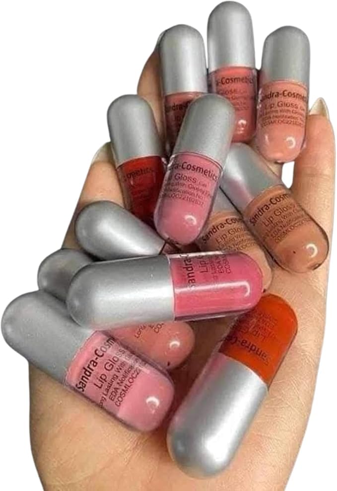 Colours Lip Plumper Set,Natural Lip Plumper and Lip Care Serum Hydrating &Reduce Fine Lines Lip Plumpers,Oil Shiny Clear Lip Oil Moisturizing Women Lip Gloss (Lip Plumper Set 12 pcs)