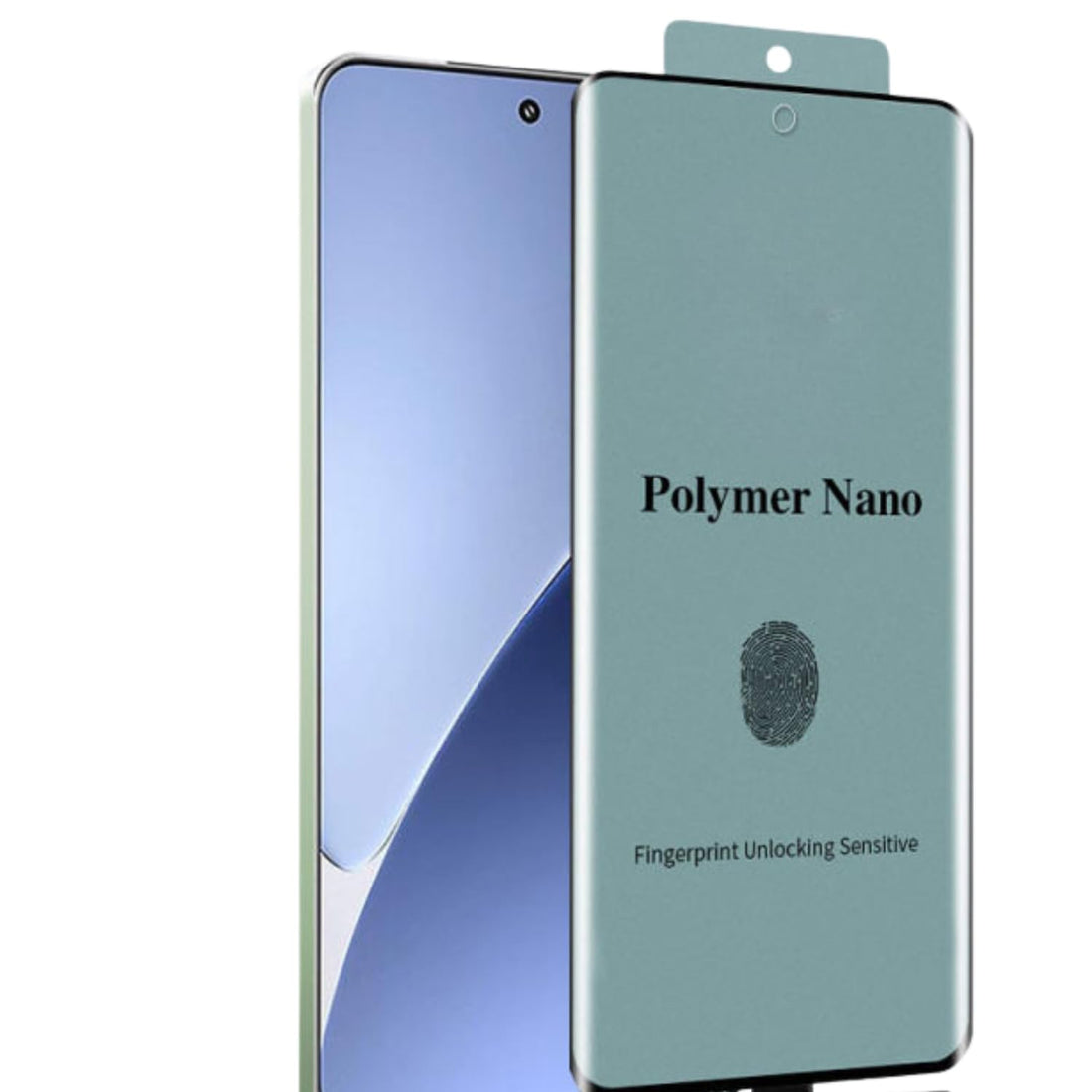 Polymer HD Clear Screen Protector with Black Edge Flexible Anti-Scratch Film [Supports Fingerprint Unlock] Compatible With Honor 400 Pro