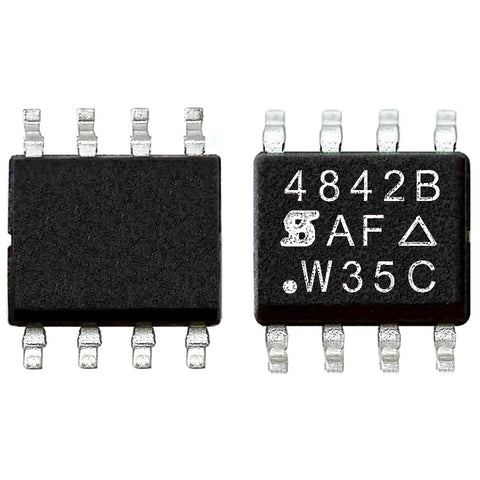 Essie Transistor 2PCS SI4842B SI 4842B SI4842 4842 SI484 SI48 SI-4842B SI4842BDY Chipset Integrated Circuit IC - SOP 8 N-Channel MOSFET Transistor 30V