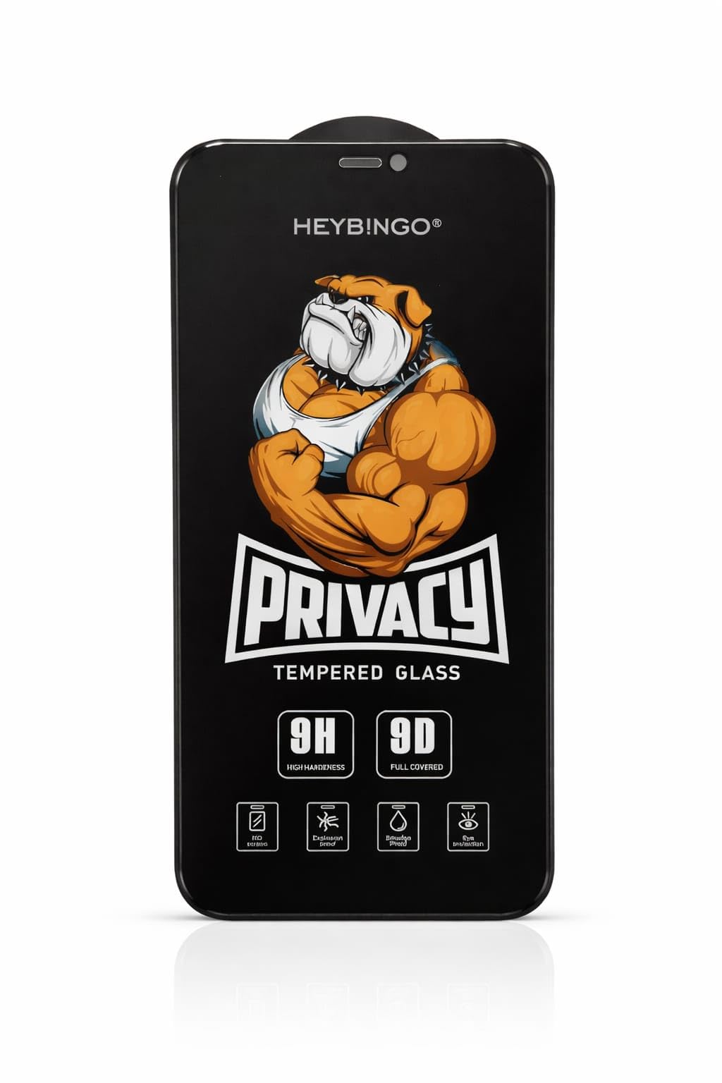 Privacy Screen Protector (Films) Compatible with iPhone Series Tempered Glass 9H Hardness 9D Full Coverage (iPhone 11)