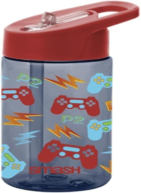 Smash Gamer Sipper Water Bottle with Handle - 450 ml