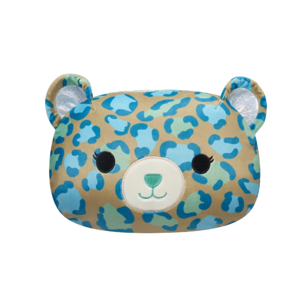 Squishmallows 12 inch Medium Plush Enos Dark Green Leopard Stackables Officially Licensed Kellytoy Plush Toy Colorful Soft Gift for Kids Girls & Boys Washable Squishy Stuff Toy Multicolor All Age