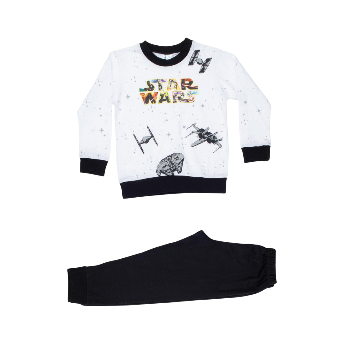 Papillon Boys Pajama Long Sleeves T-shirt&Pants Printed Star War Pajama Set (pack of 1)