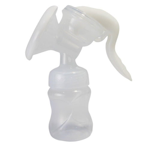 Candy Baby Adjustable Advanced Manual Breast Pump BPA Free For Unisex-Clear&White