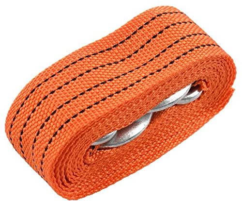 Heavy Duty Car Tow Rope Strap Belt Nylon Strong Hook Towing Cable Trailer 3M 3Tons