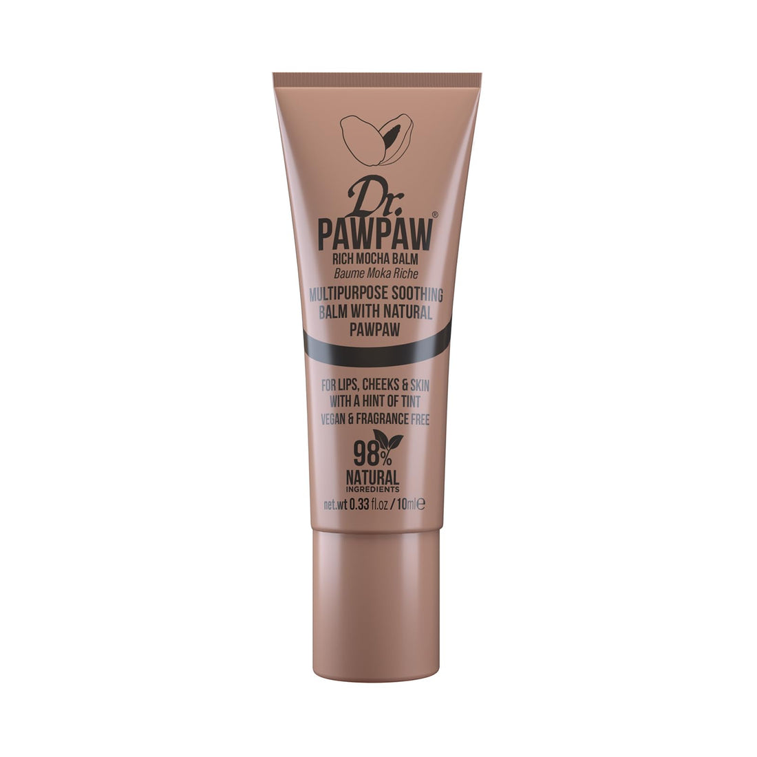 Dr. PAWPAW Rich Mocha Balm for Lips and Skin, 1 x 10ml