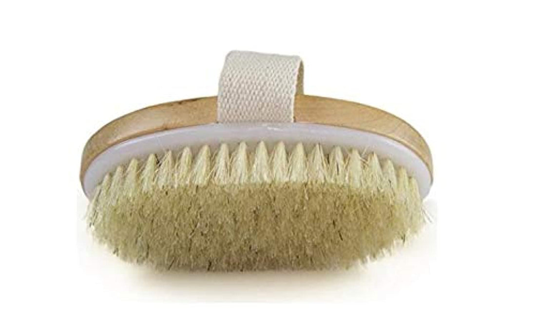 Bath Shower Dry Skin Body Brush Wood Brush Natural Bristle