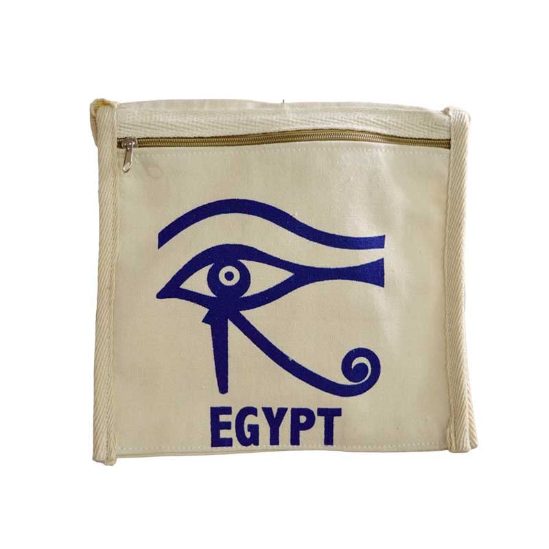 Egypt Antiques Intex Cross Body Bag Eye of Horus Handmade 100% ian Cotton