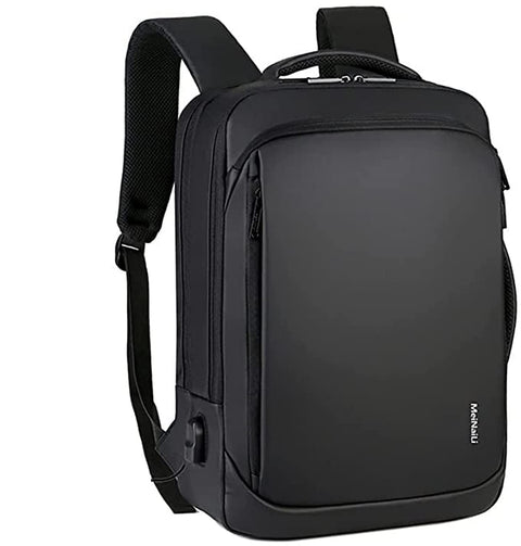Meinaili 1901 Business Anti Thief Travel Laptop Backpacks with USB - Black