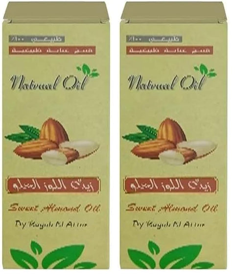 Ragab El Attar Sweet Almond Oil 30 ml (Pack of 2)