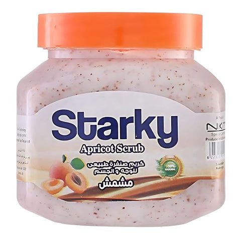 Starky Natural Scrub Cream With Apricot For Face&Body-300ml