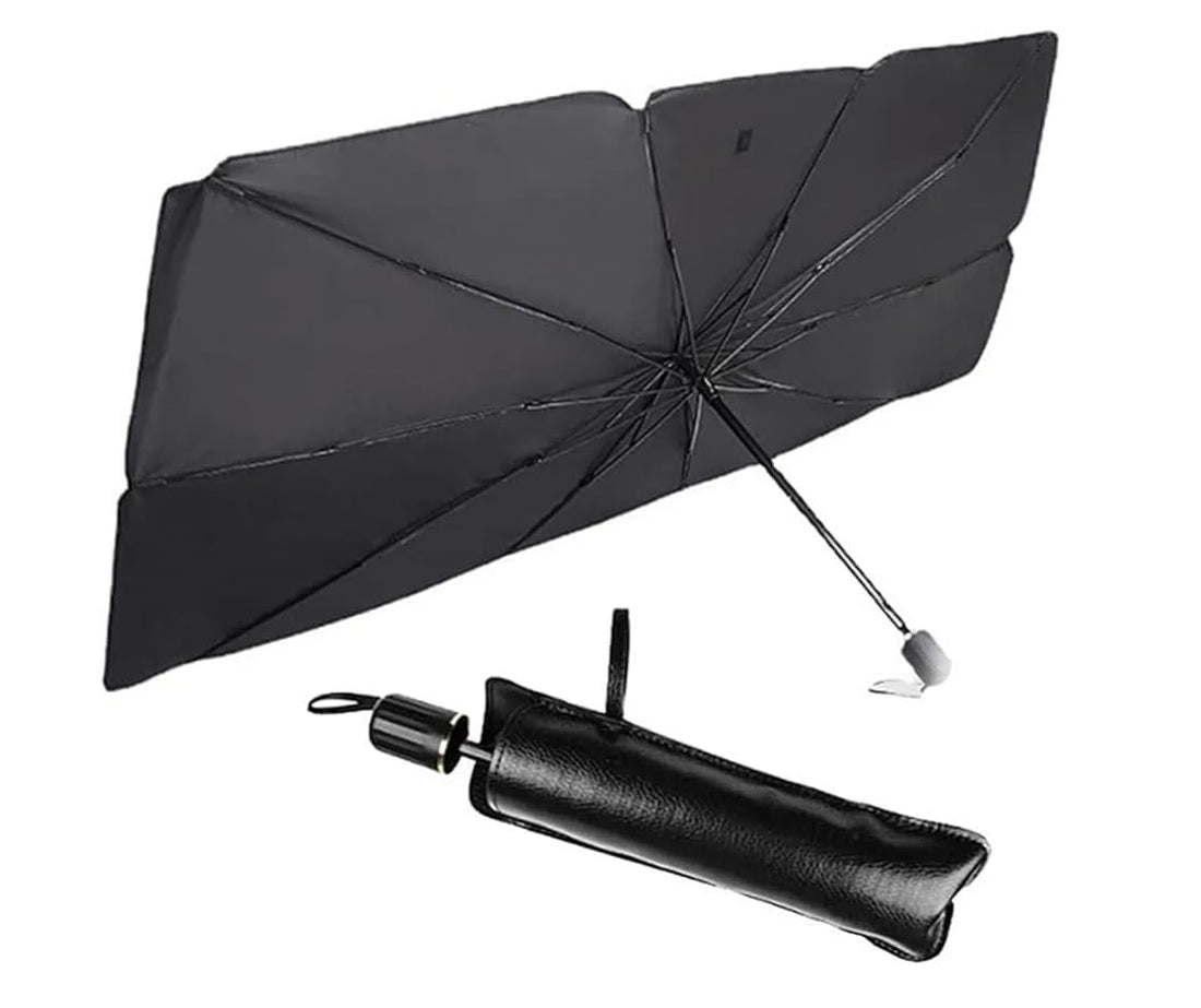 SouqKado Car Windshield Sun Shade Foldable Car Sun Shade Umbrella, Blocks UV Rays for Car [48 25.6 inch(122 x 65cm)] Fits Most Cars