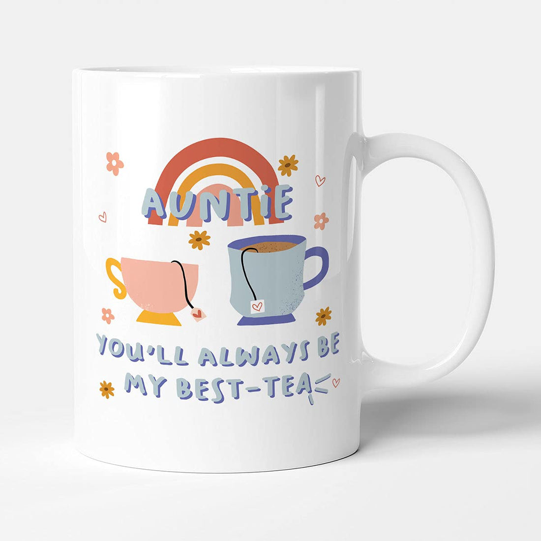 Auntie You'll Always Be My Best-Tea - Gift Mug by Victorian Print