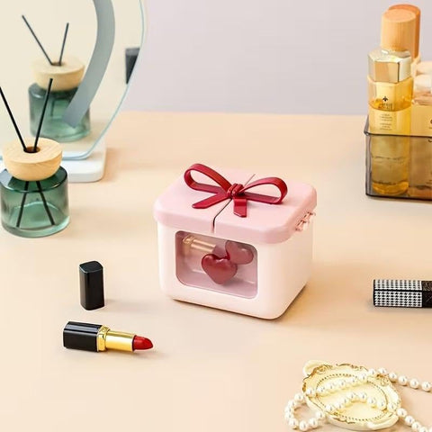 Makeup Box - A small portable organizer for cosmetics with a secure lock that keeps things neat and tidy. It can be used in a bag or on a hairstyle, with amazing girlish colours easy and elegant organ