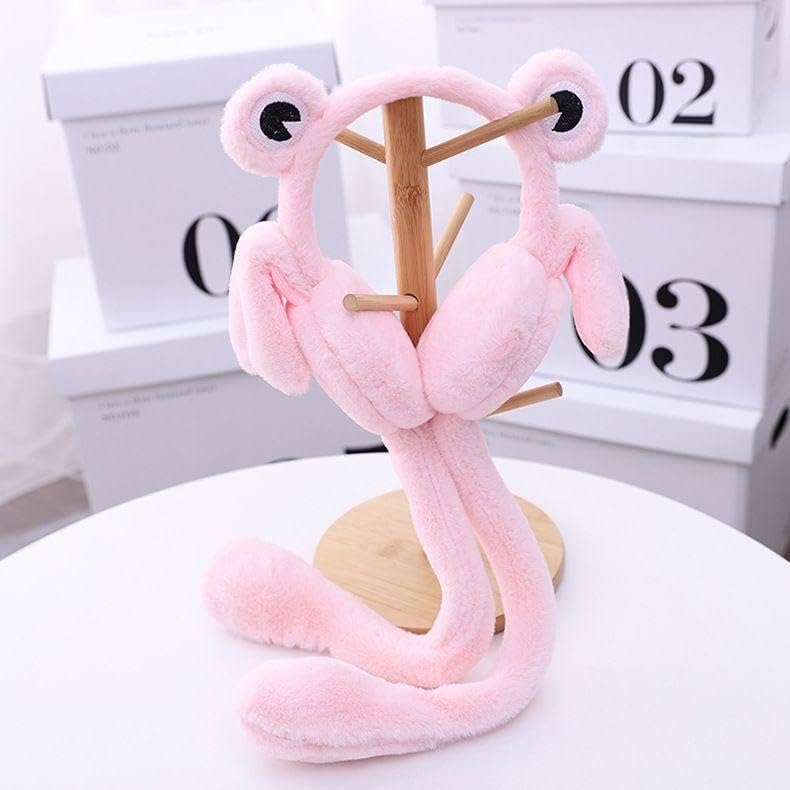 Pink Plush Flamingo - Decorative Bird Plush with Soft Texture and Large Eyes, Ideal for Home Accents, Playroom Decor, or Collectors (Pink)