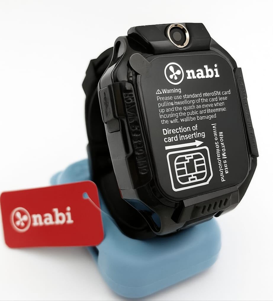 Nabi Guardian Baby Elf Watch is a smart tracker designed especially for children. this watch features an attractive design in black