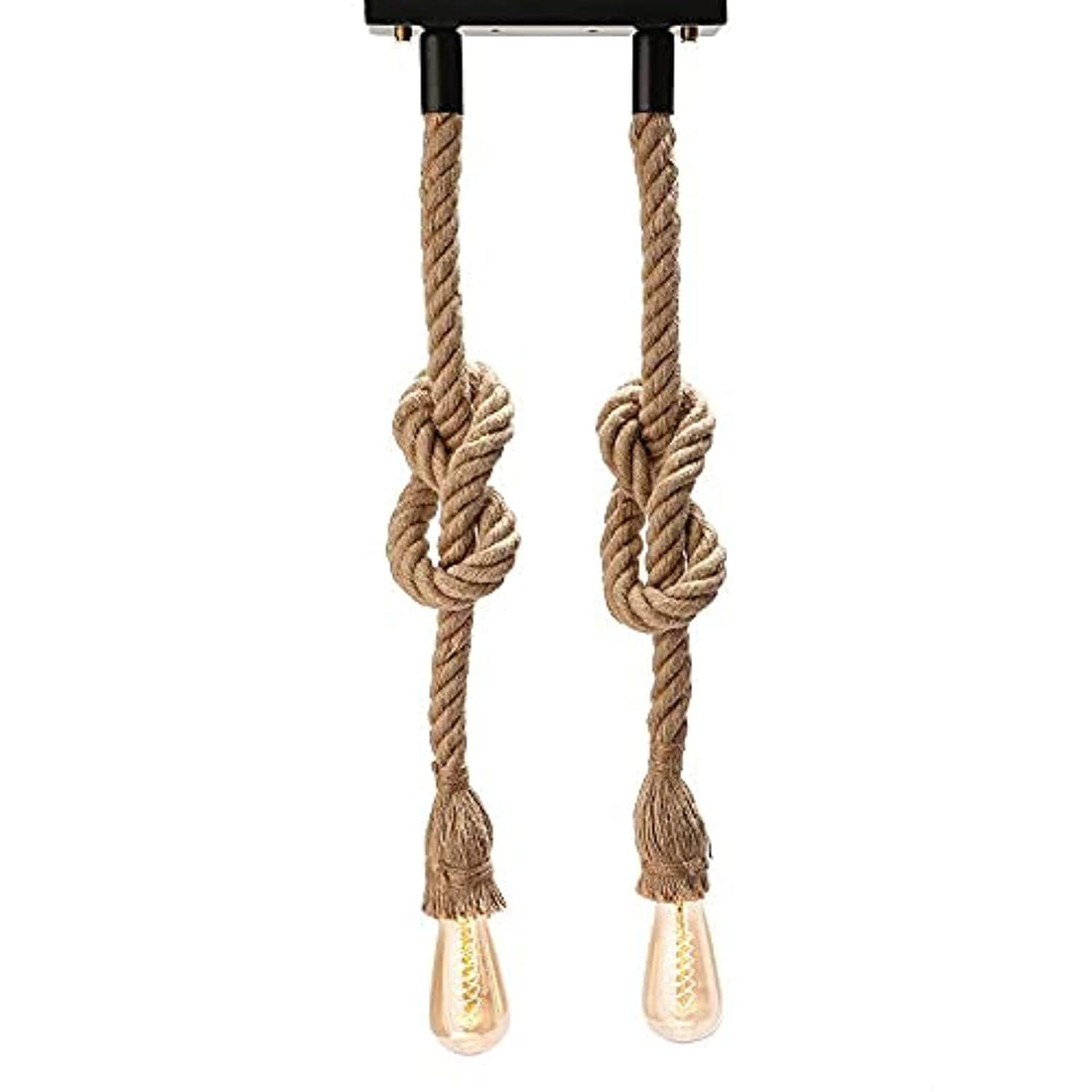 elaf rope Double Jute Pendant Light