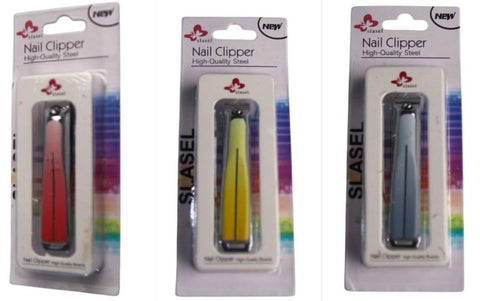 SLASEL Nail clippers,light pink,Baby Blue,Yellow,May be varied