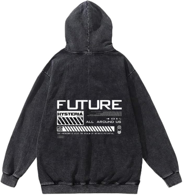 FUTURE HYSTERIA ALL AROUND US Hoodie washed Back