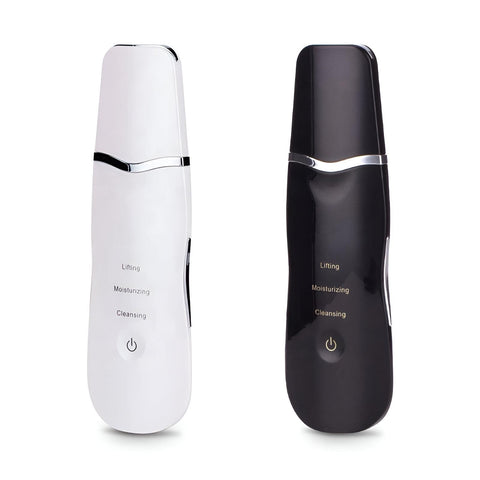 Ultrasonic Skin Cleaning Spatula Portable Blackhead Remover Skin Remover Skin Scrubber Waterproof USB Rechargeable for Women Men