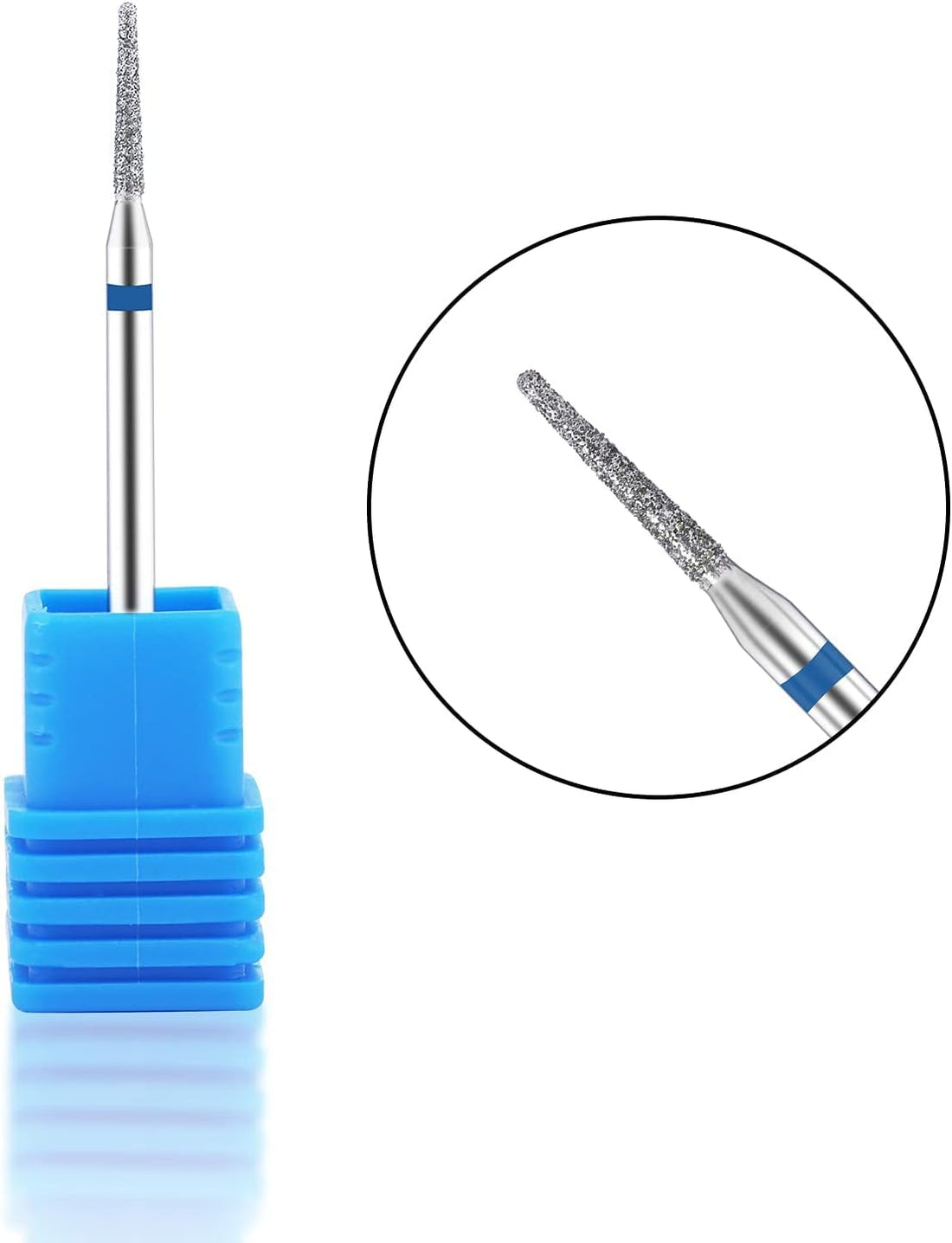 Natury Nails Diamond Cutter Nail Cutter Russian Manicure Pedicure Semi Permanent Nail Polish Cuticle Drill Bit (Medium Grit-n2)