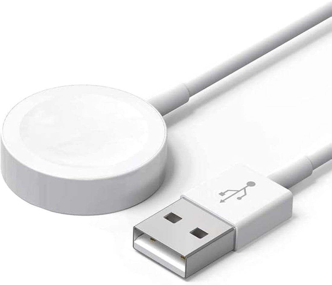 Next store Short Watch Charger 0.3m/1ft Compatible with Ultra iWatch, Magnetic Wireless USB Charging Cable 7/6/SE/5/4/3/2/1 (White)