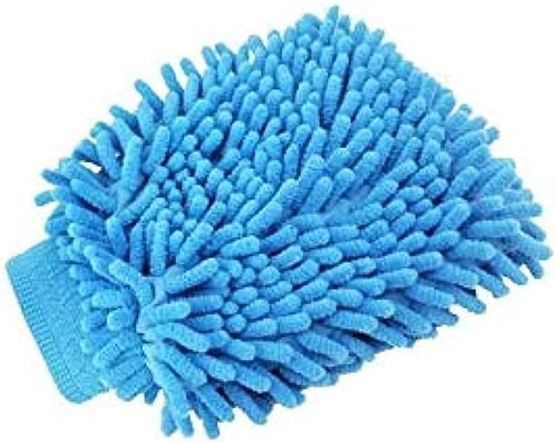 1 Microfiber Car Wash Mitt For Car Cleaning, Dry For Motorcycles, Multi Color