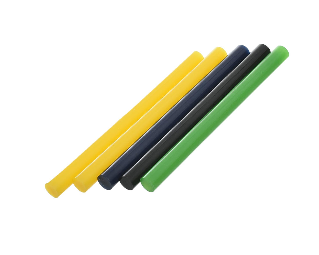 Wide Glue Sticks A6 Five Pieces Durable Adhesive for Hot Glue Gun DIY Crafts School Projects Office Repairs and Household Creative Projects Multicolor