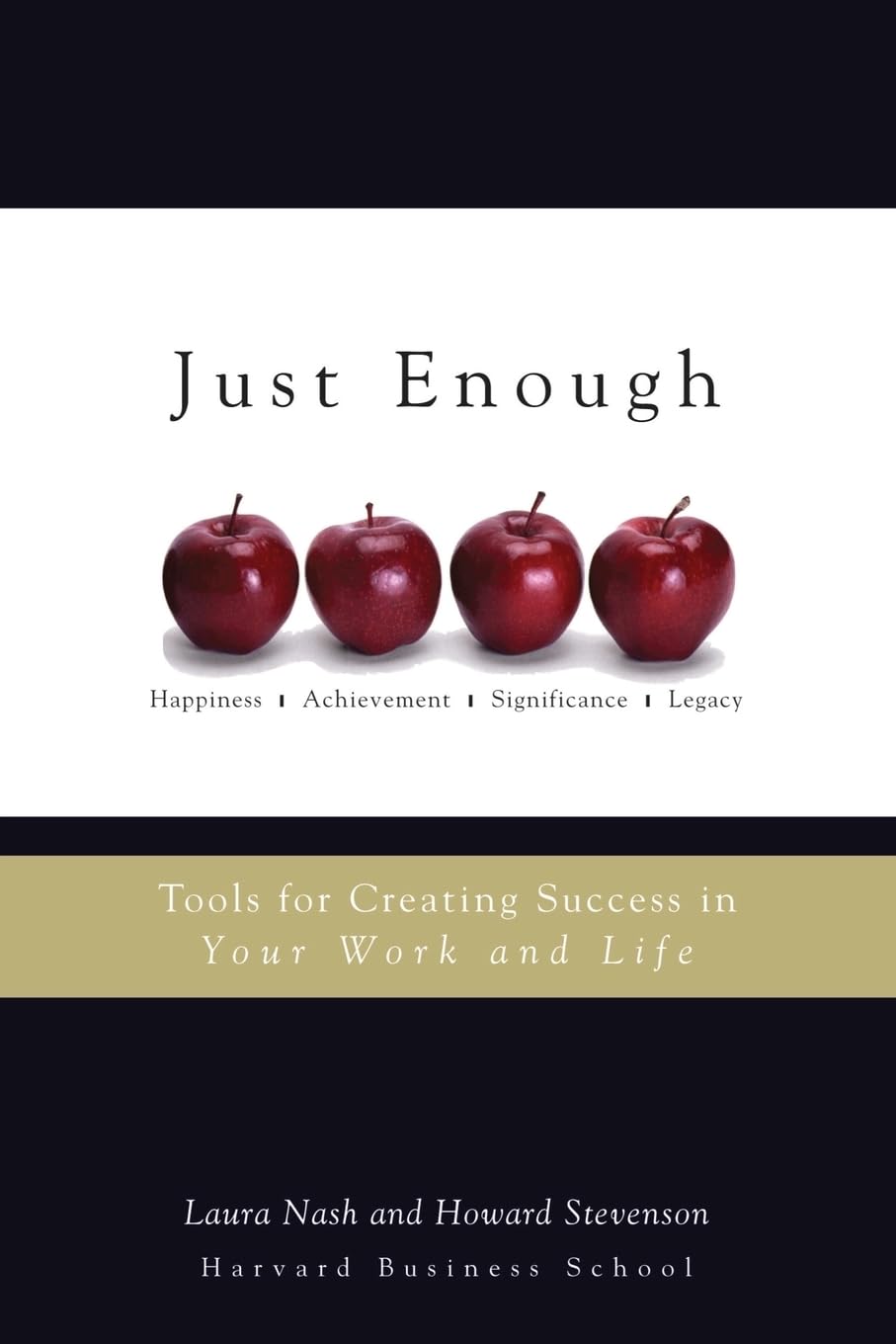 Just Enough by Laura Nash and Howard Stevenson: Tools for Creating Success in Your Work and Life